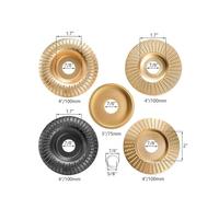 1/5 pezzi di mola for lucidatura del legno, disco rotante angolare, utensile for smerigliatrice, utensili a disco abrasivo for il taglio Mola Lucidante(5Pcs Set)