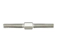 1-5 pezzi di perni filettati a doppia estremità con filettatura positiva e negativa, bulloni M3~M16 A2-70 304 in acciaio inossidabile, barra filettata sinistra e destra(110mm)