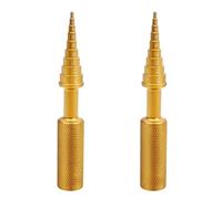 1-5 pezzi di strumenti per la rimozione e lo smontaggio dei cuscinetti per auto, cuscinetti, installatori, set di utensili manuali per 2-14 mm Utensile per Cuscinetti e Boccole Estrattore(2pcs gold)