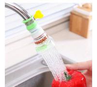 1/5 pezzi Estensore di protezione dagli schizzi per rubinetto da cucina - Design flessibile e rotante della testina dello spruzzo, in plastica per il risparmio idrico per lavare frutta/verdura, di rit