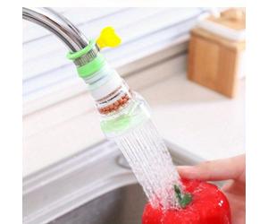1/5 pezzi Estensore di protezione dagli schizzi per rubinetto da cucina - Design flessibile e rotante della testina dello spruzzo, in plastica per il risparmio idrico per lavare frutta/verdura, di rit