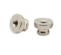 1-5 pezzi M3 M4 M5 M6 M8 M10 acciaio GB806 dado a mano testa alta zigrinato pollice foro passante foro cieco dado chiodo decorativo pubblicitario(M8 2pcs)