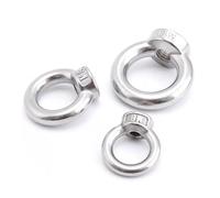 1-5 pezzi M3 M4 M5 M6 M8 M10 DIN580 Dadi ad occhiello e bulloni ad occhiello 304 Bullone ad occhiello Dado ad anello(EYE nut,M4 5PCS)