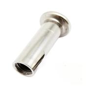 1/5 pezzi M6 M8 M10 in acciaio inossidabile con testa esagonale a esagono incassato for mobili, inserto for giunto, dado a manicotto(1pc M6,Long 80mm)