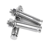 1/5 pezzi M6 M8 M10 -M20 304 A2 in acciaio inossidabile con manicotto esagonale for viti di espansione, bulloni ancoraggio for calcestruzzo (5, M10x150)(5pcs,M16x100)