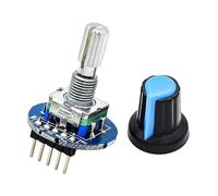 1-5 pezzi modulo encoder rotativo for lo sviluppo del sensore cappuccio della manopola del potenziometro rotante audio rotondo EC11(2pcs)