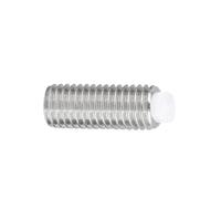 1-5 Pz M2 .5 M3 M4 M5 M6 M8 M10 M12 M16 304 In Acciaio Inox Esagono Incassato Plastica Nylon Cane Convesso Punto Finale Punta Grub Bullone Set Vite(25mm,5pcs M8)