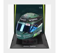 1:5 SPARK Bell Helmet F1 Casco #0 F1 Test 2023 Jessica Hawkins 5HF133