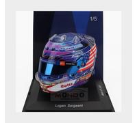1:5 SPARK Bell Helmet F1 Casco #2 Miami Gp 2023 Logan Sergeant 5HF115