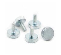 1-5 viti a testa zigrinata a testa piatta GB835 DIN653 M3-M10 | Stringere a mano i bulloni senza attrezzi for regolare il vetro della facciata continua(20mm,M5 5pcs)