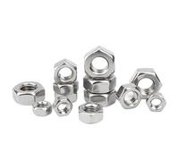 1/50/100 pz A2 In Acciaio Inox 304 Dado Esagonale Esagonale for M1 M1.2 M1.4 M1.6 M2 M2.5 M3 M4 M5 M6 M8 M10 M12 M16 M20 M24 Vite Bullone((25pcs) M3)