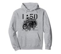 1:50 Benzina nel Sangue Simson S51 Felpa con Cappuccio