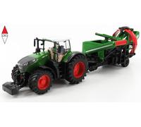 Burago Fendt Vario 1050 Tractor With Cultivator Trailer 2016 1:40 BU31666 Modell