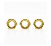 1-50 pezzi Dado esagonale in ottone massiccio e rame M1.6 M2 .5 M3 M4 M5 M6 M8 M10 M12(M1.6 50pcs)