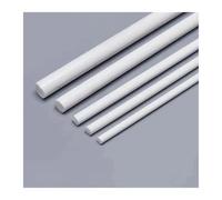 1~50 pz 0.5/0.8/1/1.5/2/3/4/5/6/8/10mm ABS Rotondo Solido Lungo 250/500mm Asta di Plastica Bianca FAI DA TE Casa Sabbia Tavolo di Costruzione di Modello(5x250mm (50Pcs))