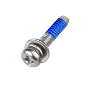 1-50 pz 304 In Acciaio Inox Testa Pan Croce Scanalatura Rondella Piatta Tampone Elastico Tre Combinazione Adesivo Anti Allentamento Vite M2M3M4M5M6M8(10PCS M4X35)