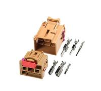1-50 Set 17 Pin Delphi Auto Connettore sedile anteriore Connettore marrone maschio femmina spina 4F0972575b. Compatibile con la modifica del cablaggio 8K0972483b / (Color : 17p Male Female, Size : 1