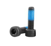 1-50pcs M2/M2.5/M3/M4/M5/M6/M8/M10/M12/M14/M16/M18/M20/M22/M24 acciaio al carbono ad alta resistenza di grado 12.9 viti con testa cilindrica e fessura esagonale interna con gomma anti-scivolo