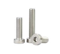 1-50pcs M2/M2.5/M3/M4/M5/M6/M8/M10/M12 Viti macchina con testa corta a bocca esagonale interna in acciaio inoxydabile, M8x20mm