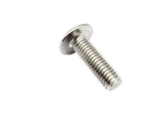 1-50PCS M3 M4 M5 M6 M8 Vite a esagono incassato in acciaio inossidabile 304 con rondella Vite a collare a testa tonda Bullone flangiato(14mm,10pcs M5)