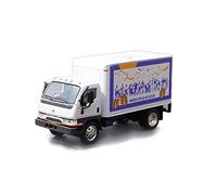 1/53 Per Mitsubishi FUSO Van Truck Pubblicità Auto Simulazione Modello Di Auto In Lega Regalo Giocattoli Macchinine Mini Auto(A)