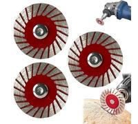 1.57" 40mm Diamond Saw Blades Set, Precision Stone Cutting Made Easy, Multi-Functional Professional Mini Diamond Cutting Blade Set, for Granite, Marble, Sandstone, for Grinder (3Pcs)