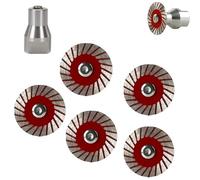 1.57 Diamond Saw Blades Set - Precision Stone Cutting Made Easy, 40mm Diamond Saw Blades for Granite, Marble, Sandstone (5Pcs)