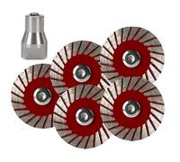 1.57 Diamond Saw Blades Set - Precision Stone Cutting Made Easy, 40mm Mini Diamond Cutting Blade with Mandrel for Granite, Marble, Sandstone (5Pcs)