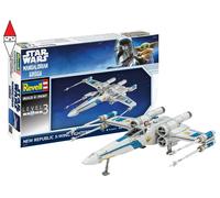 Revell 06791 - 1/57 The Mandalorian: New Republic X-Wing Fighter - Nuovo