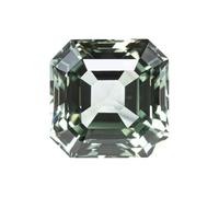 1-5ct quadrato Asscher Cut Lab zaffiro coltivato fascino per gli anelli degli uomini e la progettazione di gioielli raffinati, 6X6mm, Moissanite