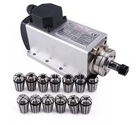 1,5KW Air Coold Motor Motor CNC MOTORE MOTORE ER11 MANDINE DI FRESAZIONE QUADRATA + 13PCS ER11. Raccogliere per incisione/fresatura