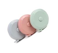 1.5M Scandinavo Tessuto Metro A Nastro Permanente ABS PVC Fibra di Vetro Costruzione Doppia Scala per Telelavoro Artigianato Flessibile PVC Fibra di Vetro Nastro di Misura