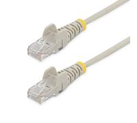 StarTech.com Cavo di Rete Ethernet Snagless CAT6 da 1,5m - Cavo Patch antigroviglio slim RJ45 - Grigio