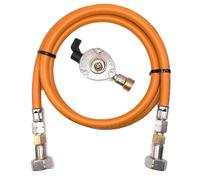 1.5m Tubo Gas GPL Alta Pressione 22mm Regolatore Clip-On 21.8mm LH