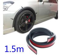 1.5m X 3.5cm Larghezza Passaruota Gomma Parafango Auto Razzi Stampaggio Striscia