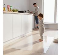 1.5mm Tappetino Per Sedia，Tappeto Sedia Ufficio Per Pavimenti Duri, Trasparente, Protezione Sedie A Rotelle, Antiscivolo E Facile Da Pulire, L'Ufficio Domestico, Rettangolare(40cm x 90cm)