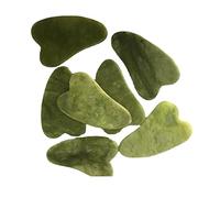1/5PC di Naturale Giada Pietra Viso Corpo Gua Sha Bordo Raschiando Massaggio Guasha Raschietto Massaggiatore Viso Cura Degli Occhi SPA Strumento decorazioni per la casa(Color:One Size)