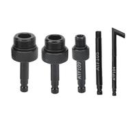 1, 5Pcs Adattatori per riempimento Olio Fluido per Cambio Automatico Neri Lega di Alluminio ad Alta Resistenza antiruggine per Trasmissione AISIN 09G 01J CVT,utensili manuali