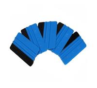 1/5Pcs Adesivi Auto Pellicola Installare Spatola Vinile Fibra di Carbonio Raschietto con Feltro Spatola Strumento Pellicola Avvolgimento Auto Strumenti 10x7cm (5pcs)