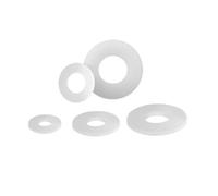 1-5pcs guarnizioni antiurto in silicone impermeabile bianco, guarnizioni di tenuta piatte, diametro interno 30-48mm, diametro esterno 20-80mm, spessore 7-25mm, 46x80x10mm(1pcs)