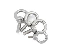 1-5pcs M3 M4 M5 M6 M8 M10 M12 DIN580 Bullone a occhiello Viti di sollevamento marine in acciaio inossidabile 304 Anello Foro ad anello for cavo Corda Golfare(M12-1pcs)