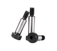 1-5pcs M6/M8/M10/M12 acciaio al carbono ad alta resistenza di grado 12.9 viti a spalla con testa cilindrica a rovescio e fessura esagonale interna, 10-M8x80mm