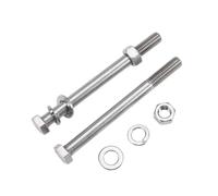 1-5pcs M6/M8/M10/M12 acciaio inossidabile 304 set di bulloni con testa esagonale e filetto parziale, M8x80mm