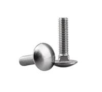 1-5pcs M6/M8/M10/M12 acciaio inossidabile 316 grandi bulloni a testa di funghi DIN603, M12x60mm