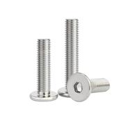 1-5pcs M6/M8/M10/M12 Viti macchina con testa ultra-sottile piatta a fessura incrociata tipo-CM in acciaio inoxydabile, M12x45mm