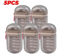 1/5pcs Sapone da Bagno Vassoi Casa Portatile Drenare Trasparente Contenitori