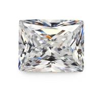 1.5X2-12X16mm 5A Rettangolo Cubic Zirconia Pietre Bianco CZ Sintetico Gemma Per La Fabbricazione Dei Monili, Zirconia cubica