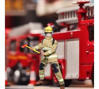 1/6 Azione per pompiere per pompieri per 12 '' pollice bambola bambola