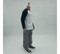 1/6 Costume da completo a maniche lunghe da soldato maschio per figure