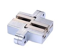 1-6 pezzi Cerniere for porte in acciaio inossidabile Anelli nascosti 50-10 kg Cerniera for mobili pieghevole a scomparsa a capacità pesante incorporata(1 Piec of Size5)